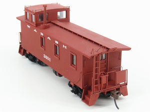 HO Scale Walthers 932-7505 WAB Wabash Railroad 30' Wood Caboose #2601