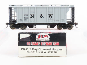 HO Scale Atlas 1818 N&W Norfolk & Western 2-Bay Covered Hopper #71226