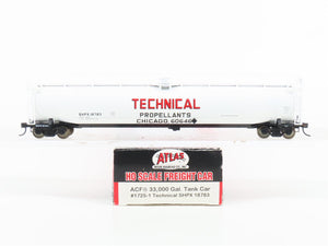 HO Scale Atlas 1725-1 SHPX Technical ACF 33,000 Gallon Tank Car #18783
