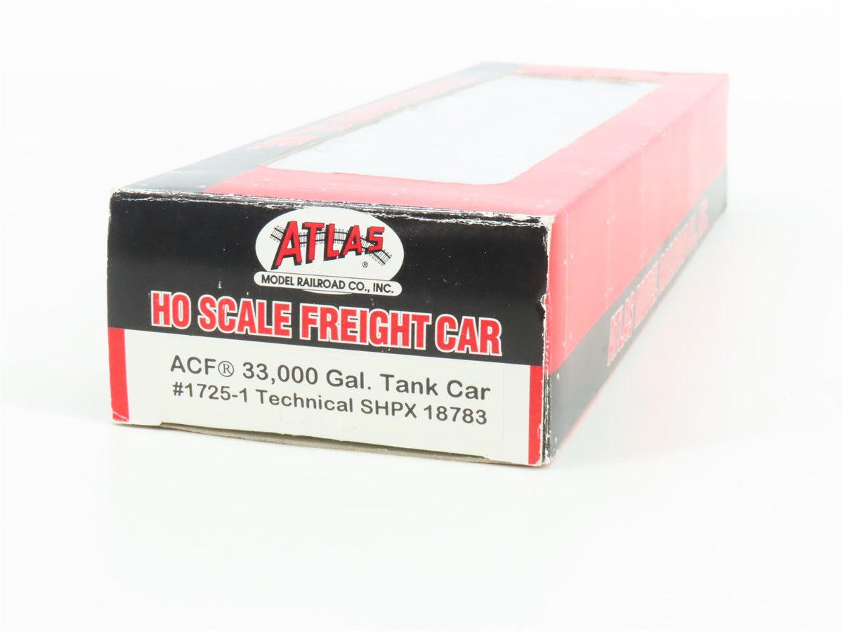 HO Scale Atlas 1725-1 SHPX Technical ACF 33,000 Gallon Tank Car #18783