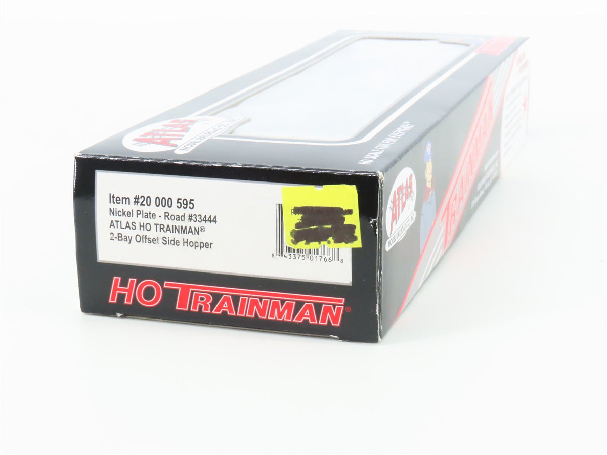 HO Scale Atlas Trainman 20000595 NKP Nickel Plate Road 2-Bay Hopper #33444