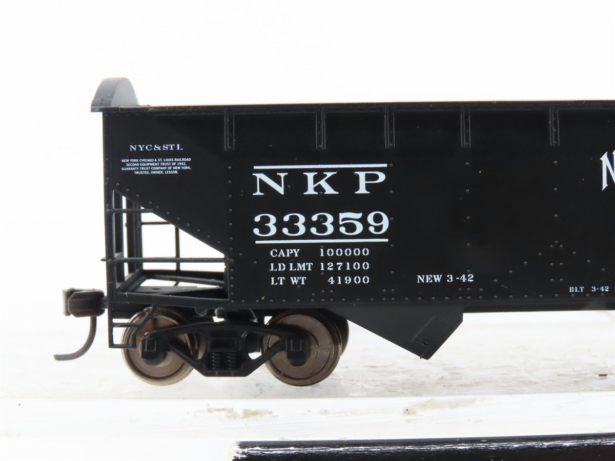 HO Scale Atlas Trainman 18898 NKP Nickel Plate Road 2-Bay Hopper #33359