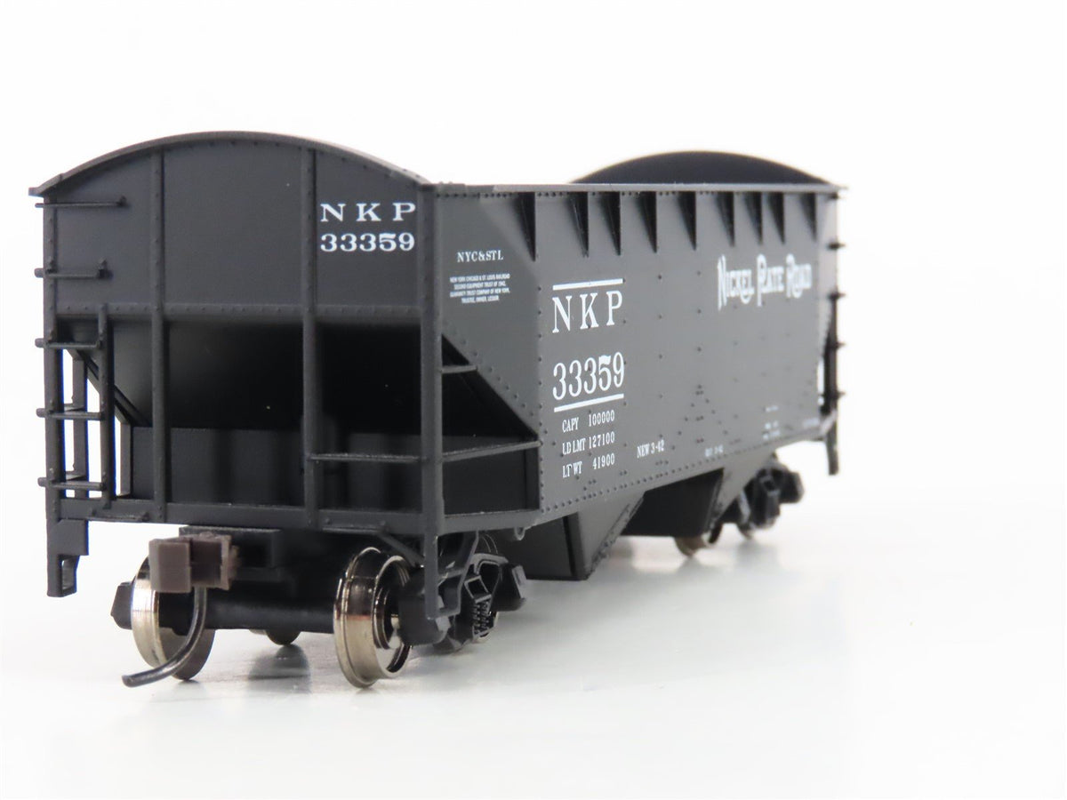 HO Scale Atlas Trainman 18898 NKP Nickel Plate Road 2-Bay Hopper #33359