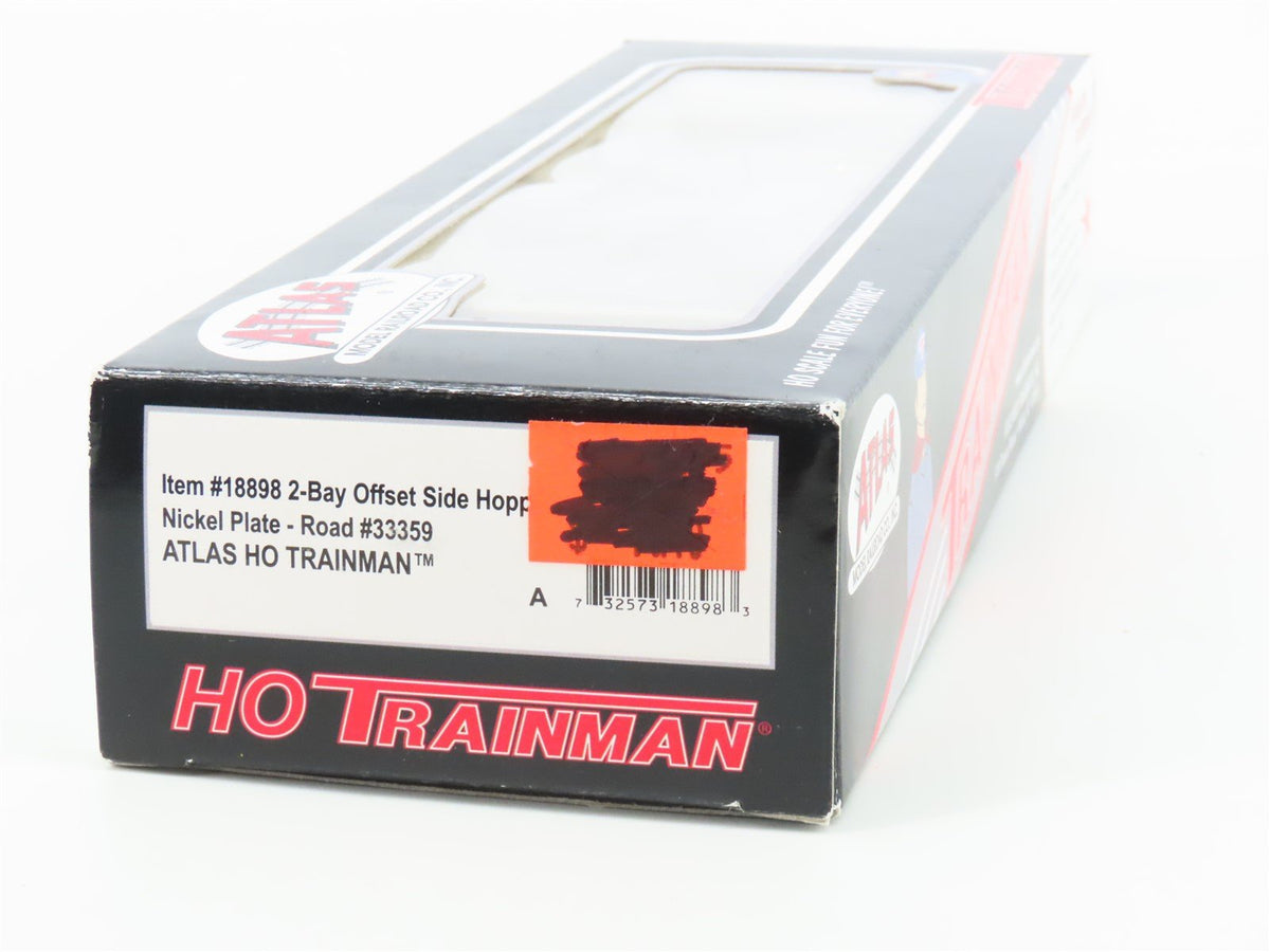 HO Scale Atlas Trainman 18898 NKP Nickel Plate Road 2-Bay Hopper #33359