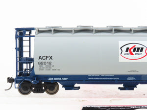 HO Scale Atlas 1120B ACFX Kerr McGee 3-Bay Cylindrical Hopper #62012