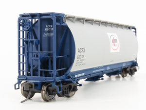 HO Scale Atlas 1120B ACFX Kerr McGee 3-Bay Cylindrical Hopper #62012