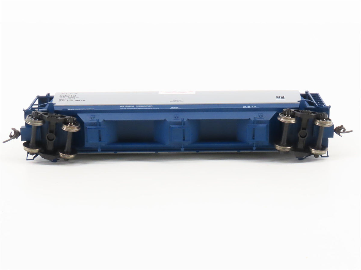 HO Scale Atlas 1120B ACFX Kerr McGee 3-Bay Cylindrical Hopper #62012