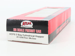 HO Scale Atlas 1120B ACFX Kerr McGee 3-Bay Cylindrical Hopper #62012