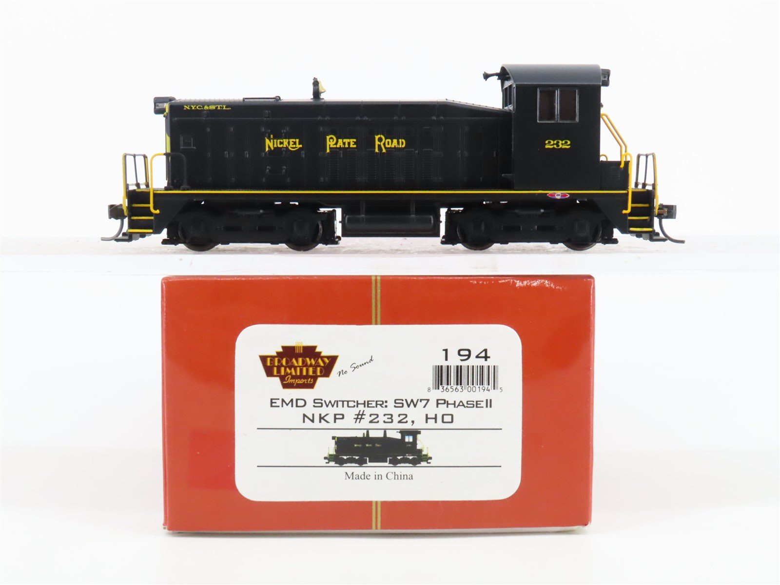 HO Broadway Limited BLI Stealth 194 NKP Nickel Plate SW7 Diesel #232 - DCC Ready