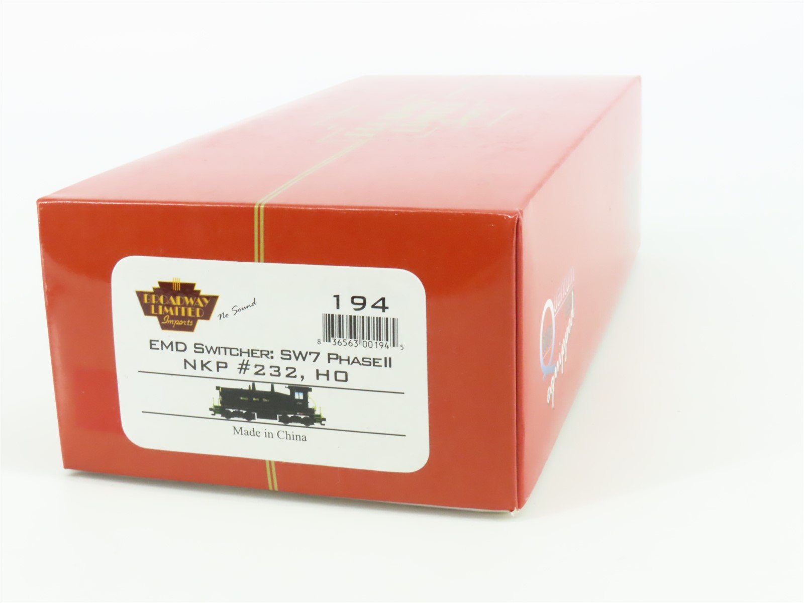 HO Broadway Limited BLI Stealth 194 NKP Nickel Plate SW7 Diesel #232 - DCC Ready