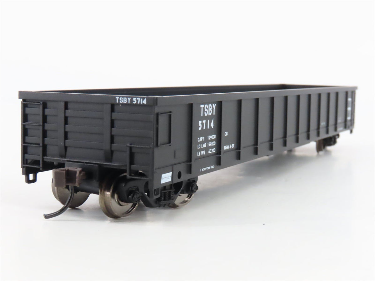 HO Scale Atlas Trainman 20000100 TSBY Tuscola &amp; Saginaw Bay Gondola #5714