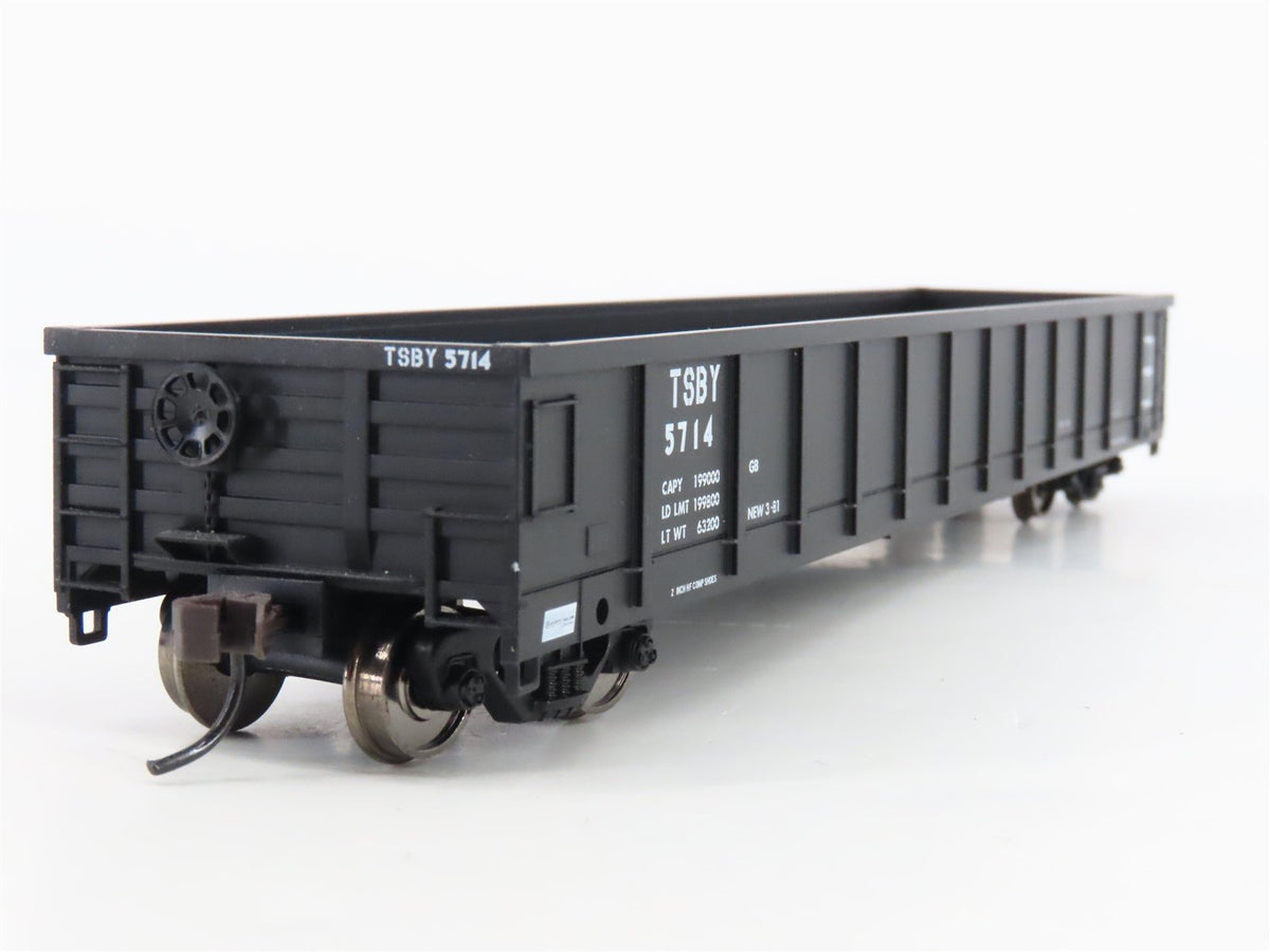 HO Scale Atlas Trainman 20000100 TSBY Tuscola &amp; Saginaw Bay Gondola #5714