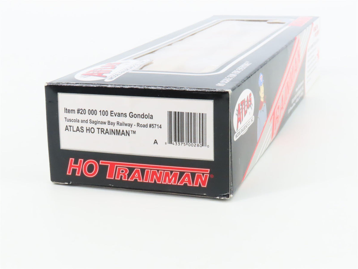 HO Scale Atlas Trainman 20000100 TSBY Tuscola &amp; Saginaw Bay Gondola #5714