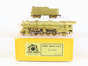 HO Scale Sunset Models BRASS Undecorated USRA Heavy 4-8-2 Steam Locomotive