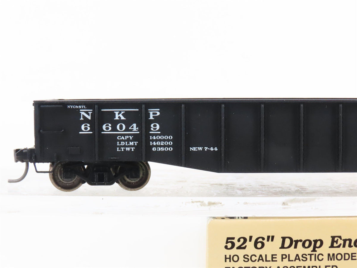 HO Scale PROTO 2000 NKP Nickel Plate Road 52&#39; 6&quot; Drop End Mill Gondola #66049