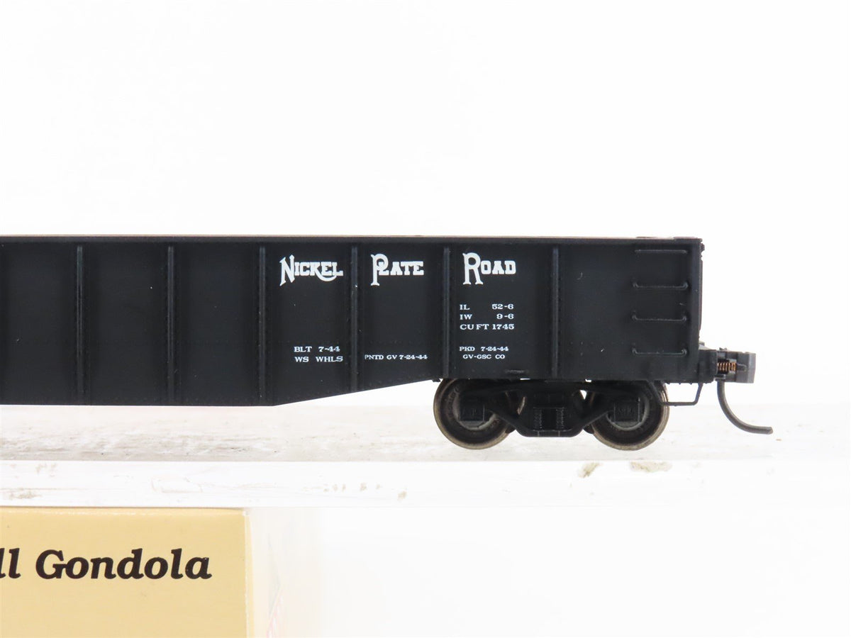 HO Scale PROTO 2000 NKP Nickel Plate Road 52&#39; 6&quot; Drop End Mill Gondola #66049