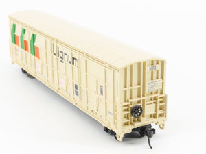 HO Scale PROTO 1000 101211 LUNX Lignum 60' Thrall Door Box Car #80016