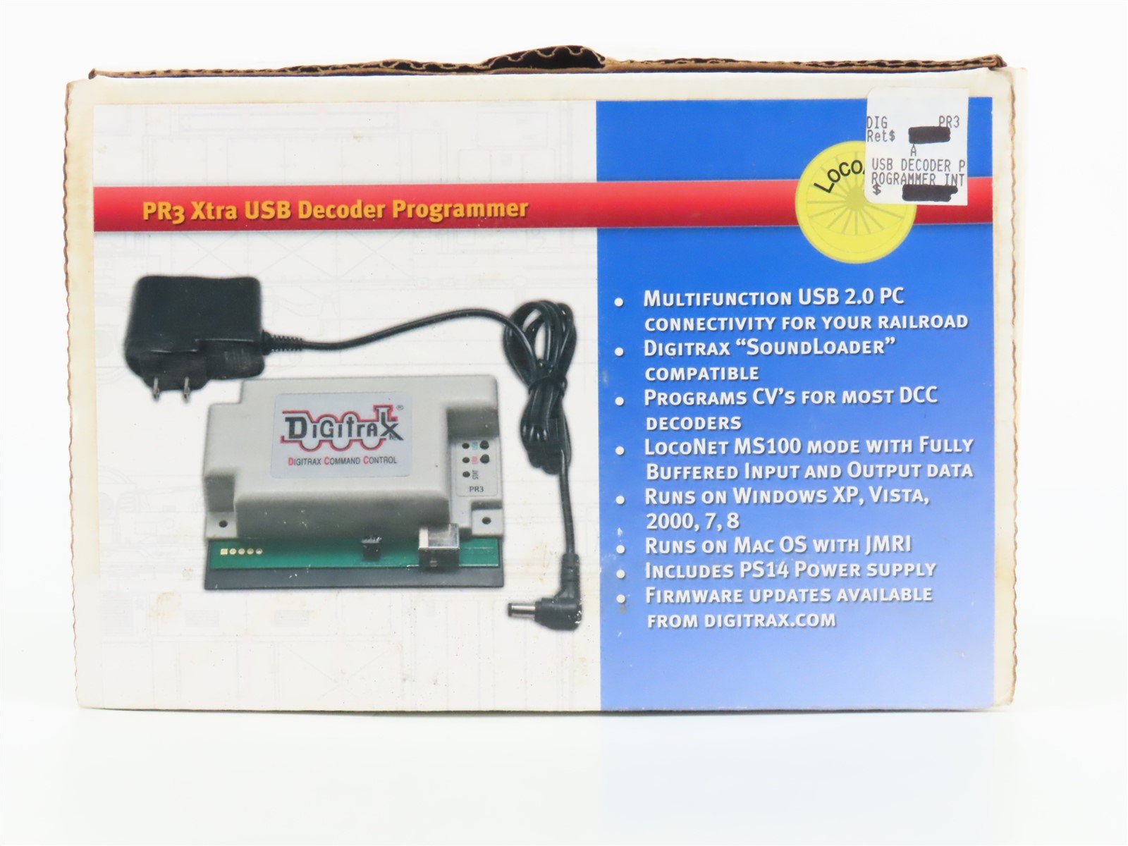 Digitrax PR3 Xtra USB Decoder Programmer