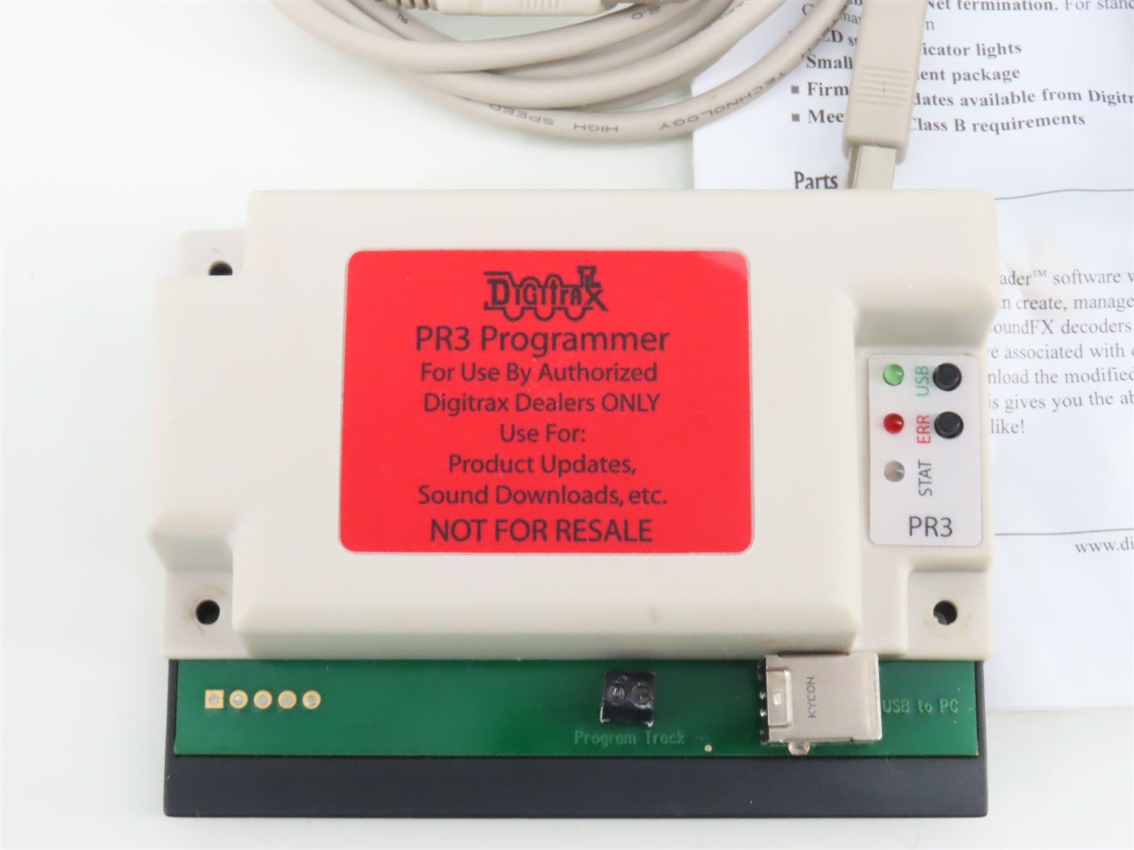 Digitrax PR3 Xtra USB Decoder Programmer