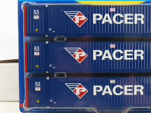 HO Scale Athearn 29357 Pacer 53' Jindo Container 3-Pack