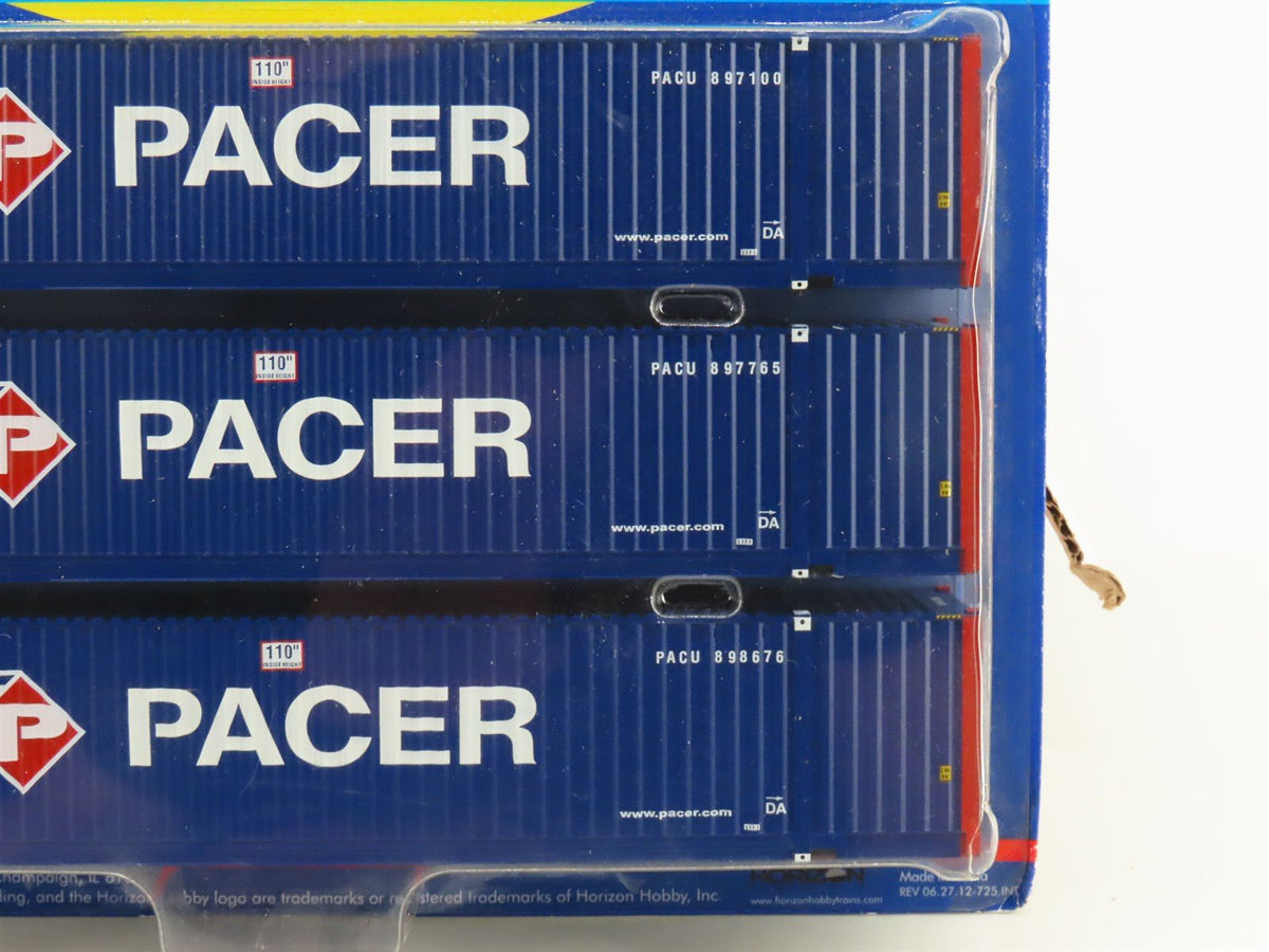 HO Scale Athearn 29357 Pacer 53&#39; Jindo Container 3-Pack