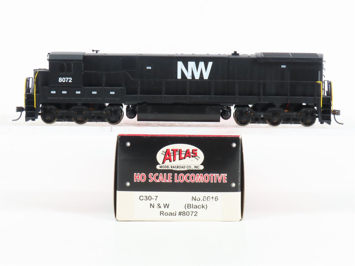 HO Scale Atlas 8616 N&amp;W Norfolk &amp; Western C30-7 Diesel #8072 - DCC Ready