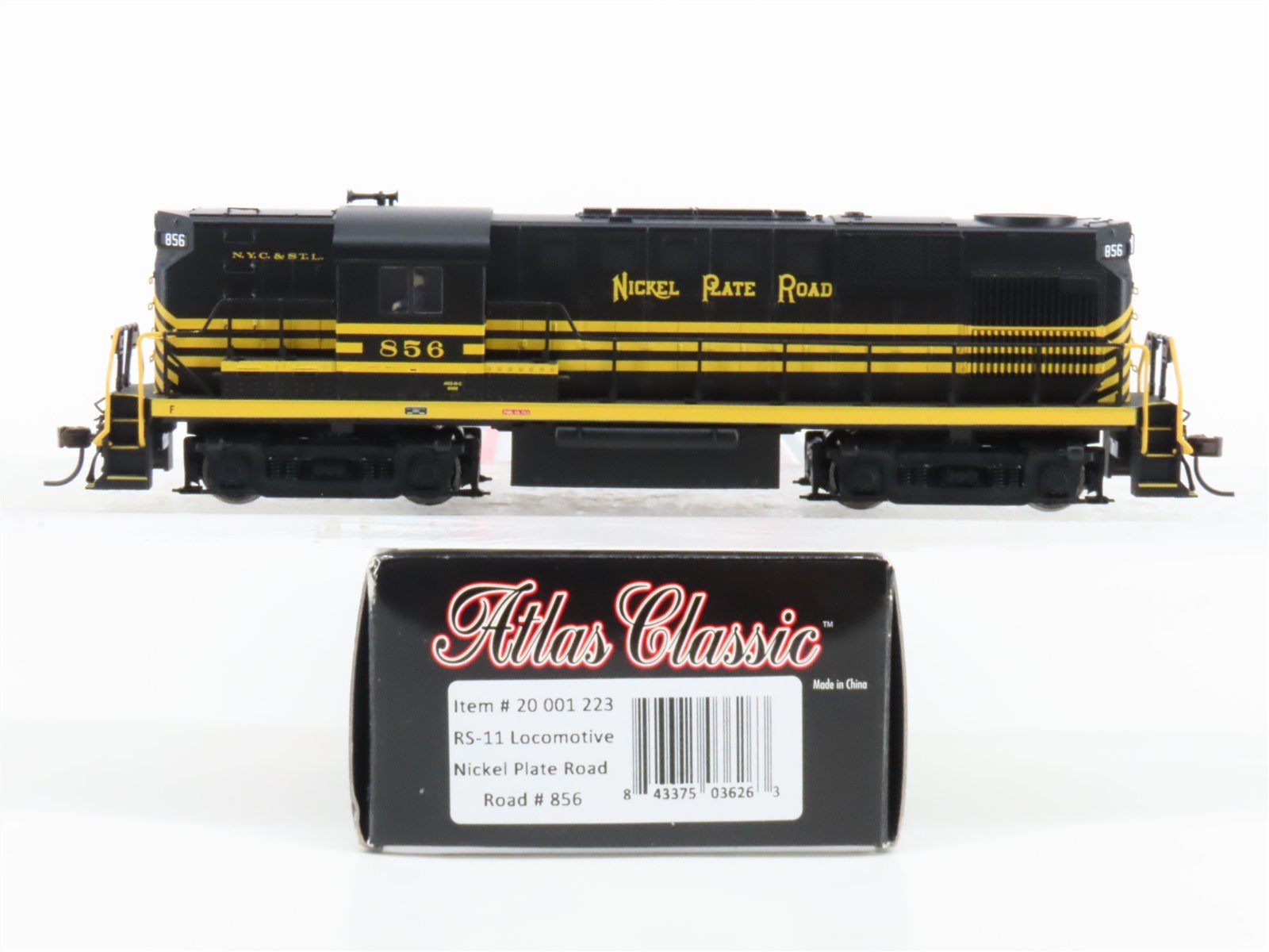 HO Scale Atlas Classic 20001223 NKP Nickel Plate Road RS-11 Diesel #856