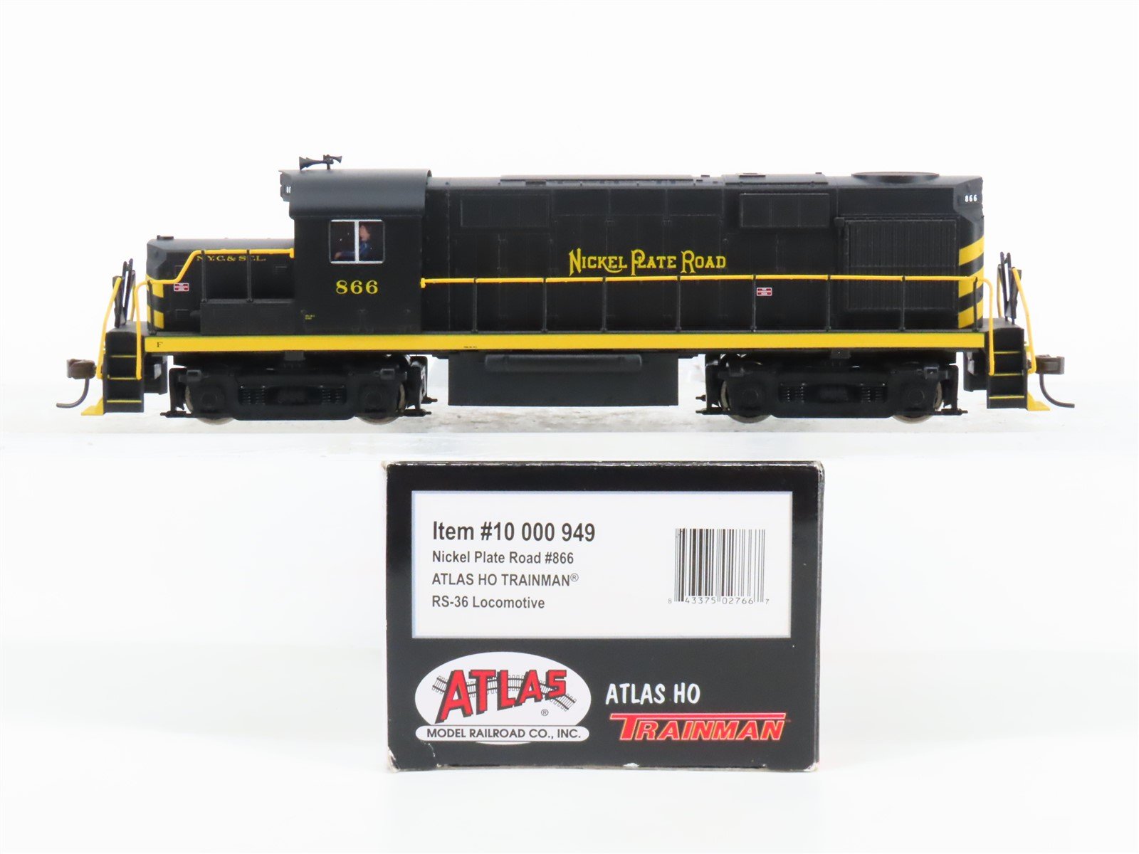 HO Scale Atlas Trainman 10000949 NKP Nickel Plate Road ALCO RS-36 Diesel #866