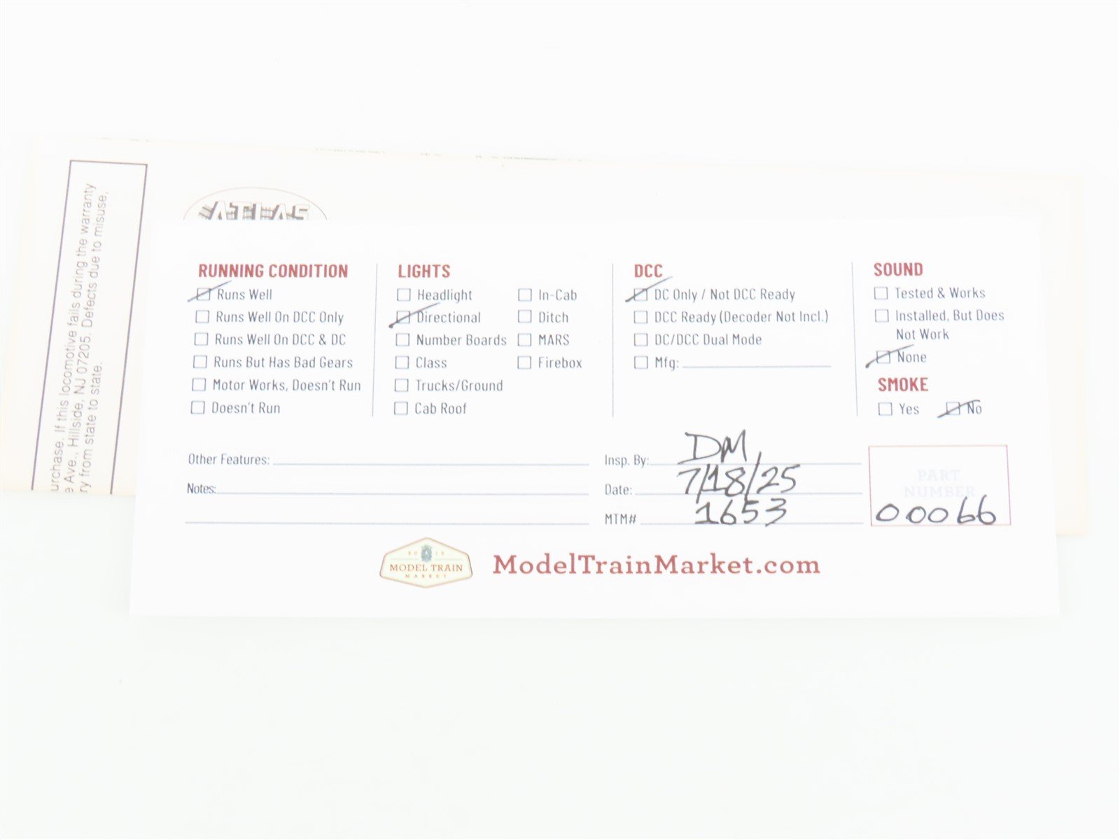 HO Scale Atlas/KATO 8043 N&W Norfolk & Western ALCO C-425 Diesel #1006