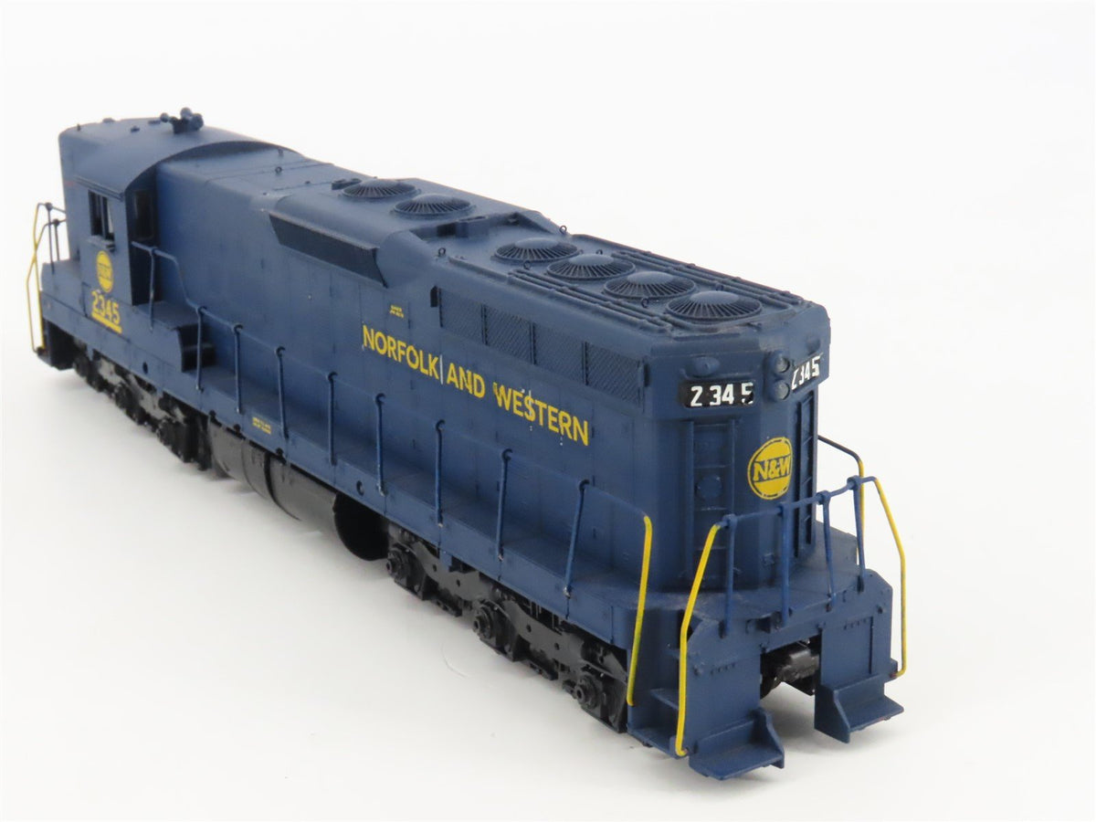 HO Scale Athearn 3800 N&amp;W Norfolk &amp; Western EMD SD9 Diesel #2345 - Custom