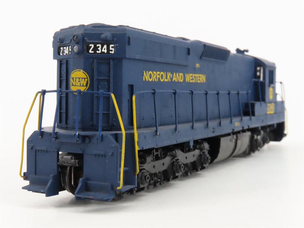 HO Scale Athearn 3800 N&amp;W Norfolk &amp; Western EMD SD9 Diesel #2345 - Custom