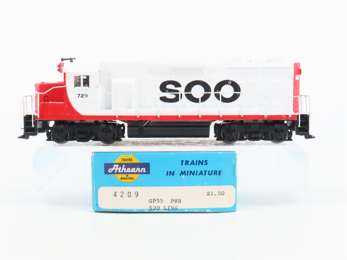 HO Scale Athearn 4209 SOO Line Railroad EMD GP35 Diesel Locomotive #729