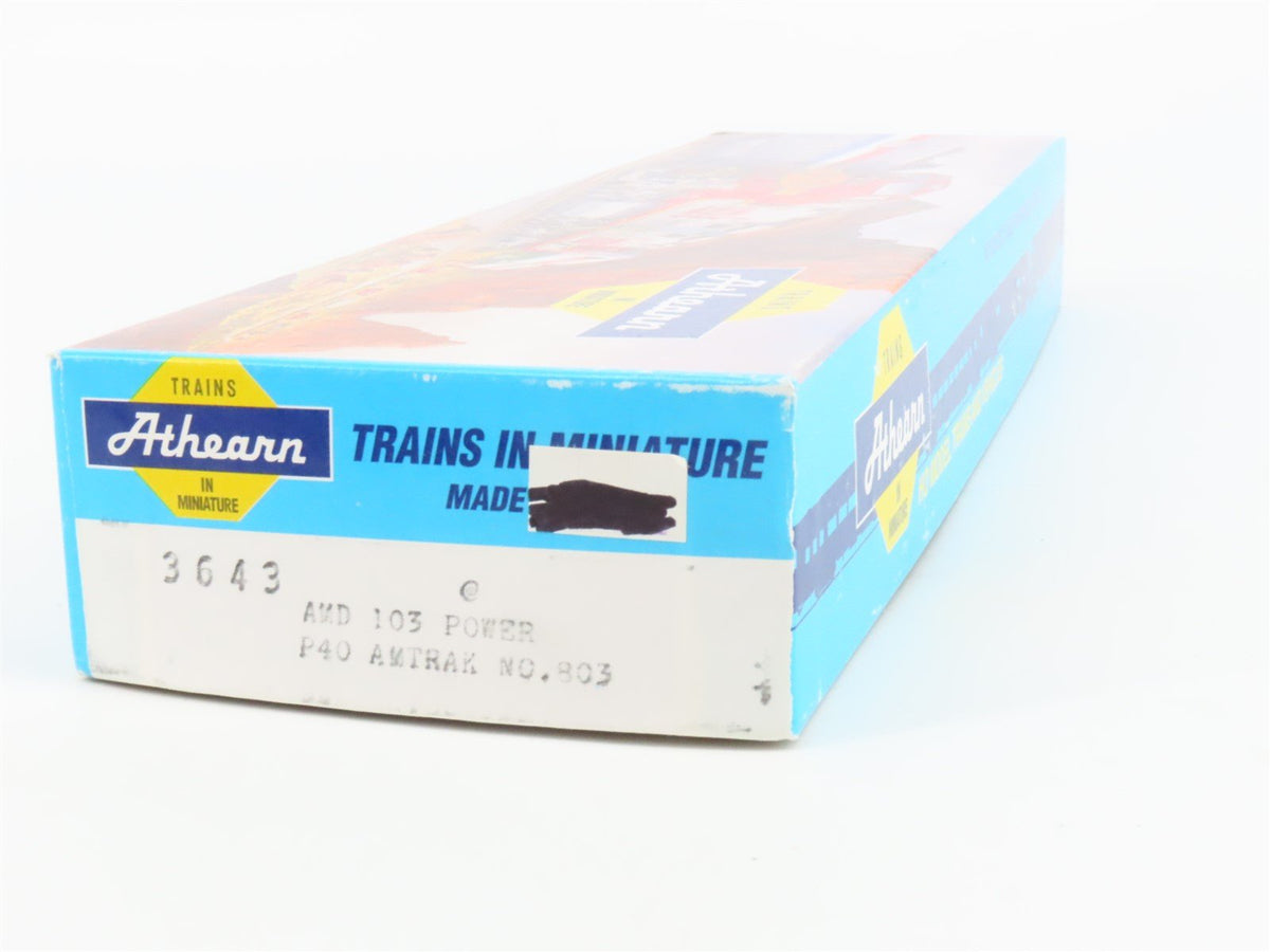 HO Scale Athearn 3643 AMTK Amtrak Phase II AMD103 Diesel Locomotive #803