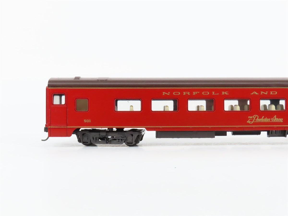 HO Scale Bachmann 43-1290 N&amp;W The Powhatan Arrow Passenger 6-Car Set