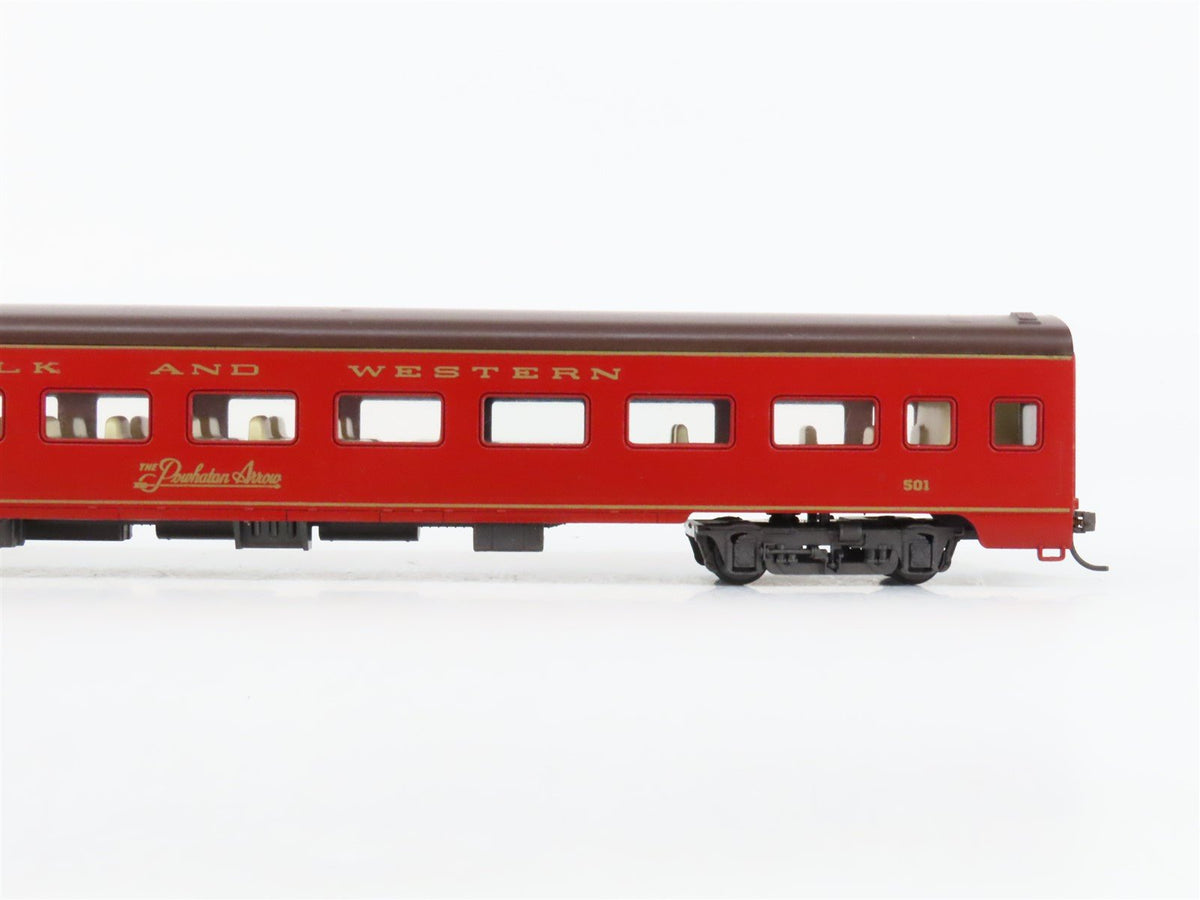 HO Scale Bachmann 43-1290 N&amp;W The Powhatan Arrow Passenger 6-Car Set