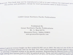 BNSF Railway Freight Cars Vol 1 by Robert C. Del Grosso ©2004