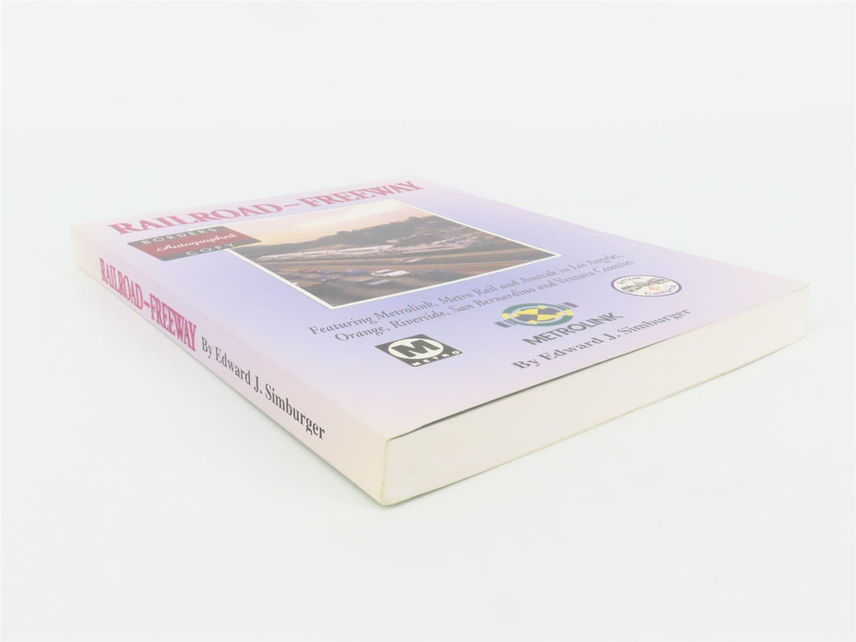 Railroad-Freeway by Edward J. Simburger ©1998 Signed