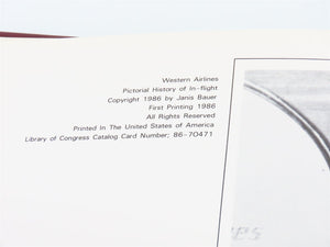 Western Airlines a Pictorial History by Janis Bauer ©1986