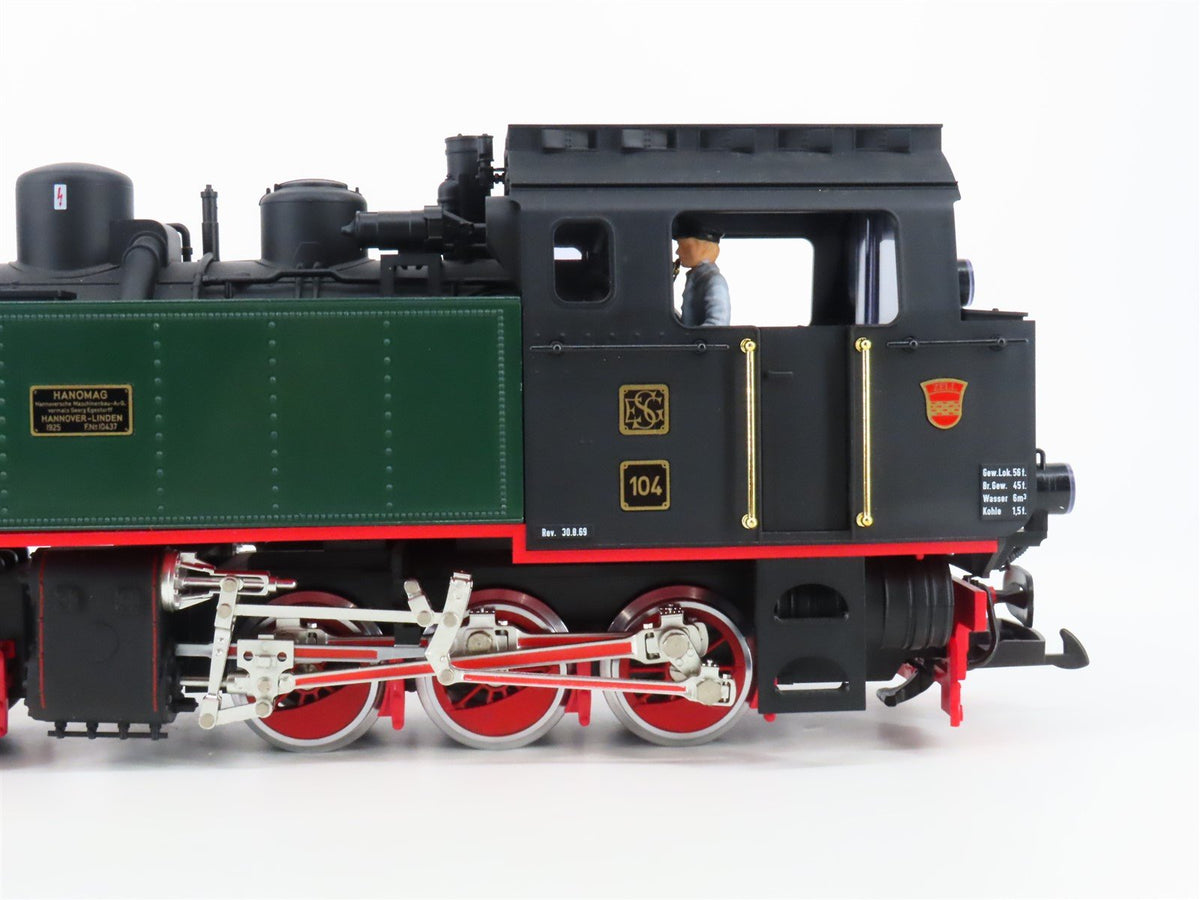 G Scale G Scale LGB 2085D Zell ESG Hanomag 0-6-6-0T Mallet Steam #104