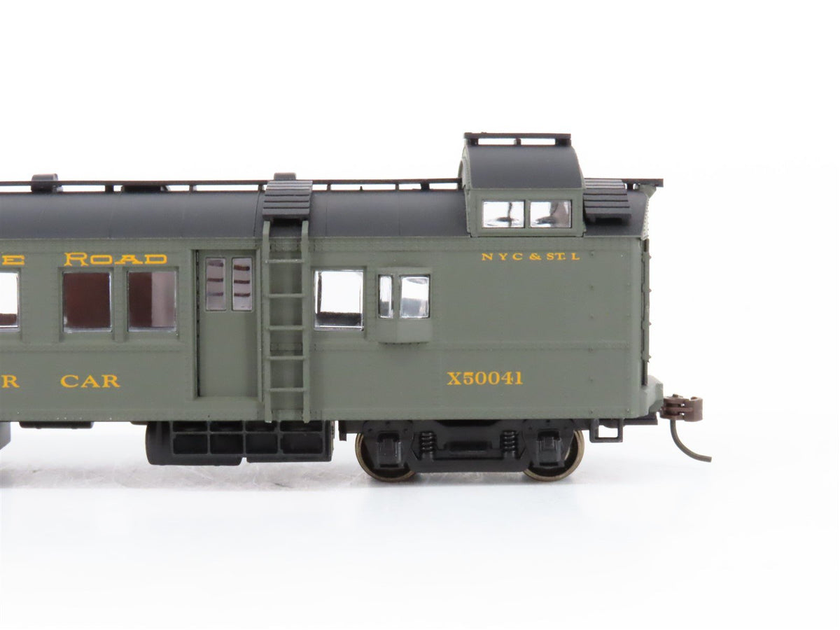 HO Scale Walthers 932-4651 NYC&amp;STL NKP Nickel Plate Road Dynamometer Car #X50041