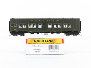 HO Scale Walthers Gold Line 932-4151 Pullman Troop Sleeper Passenger #9153