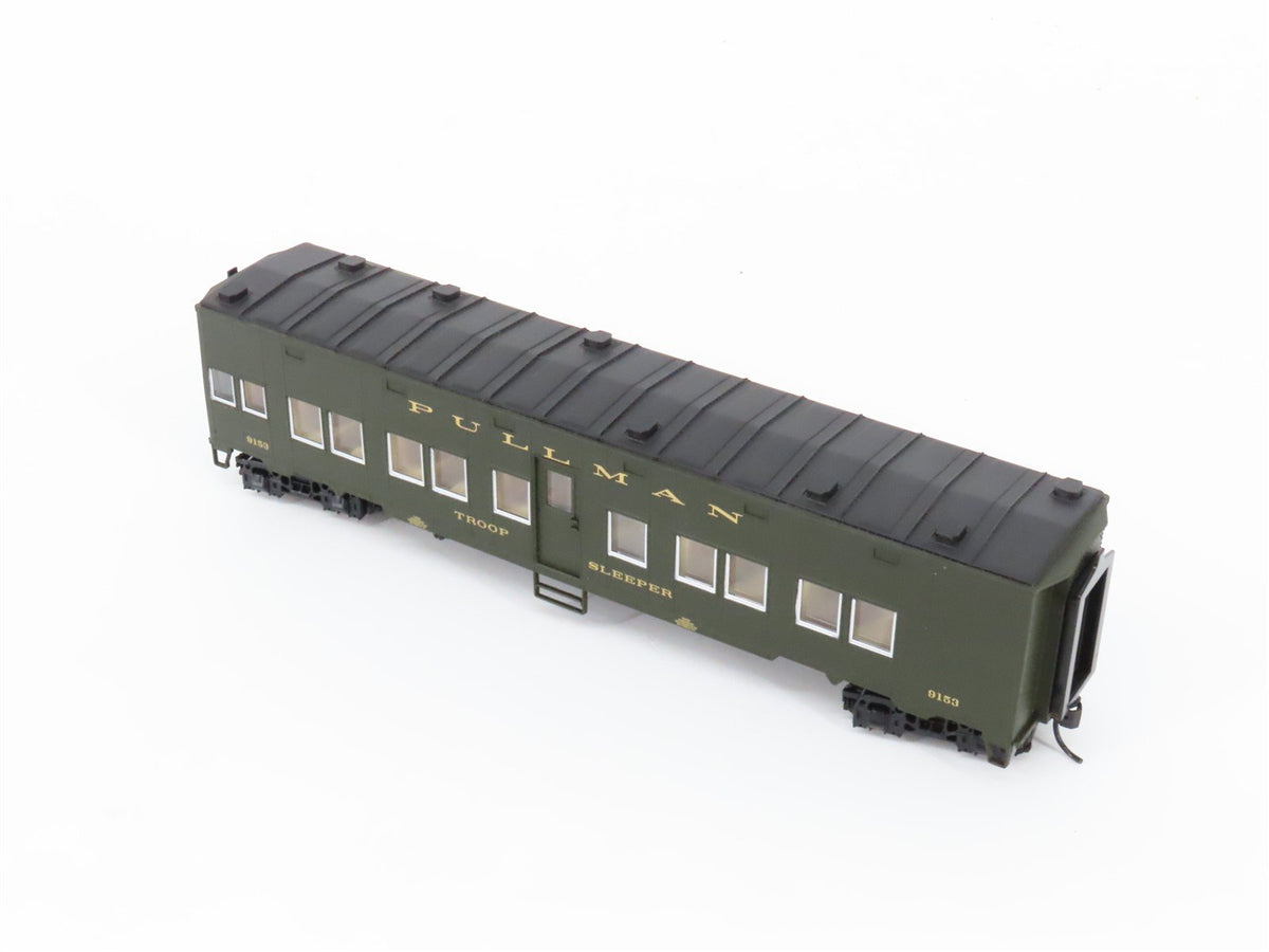 HO Scale Walthers Gold Line 932-4151 Pullman Troop Sleeper Passenger #9153