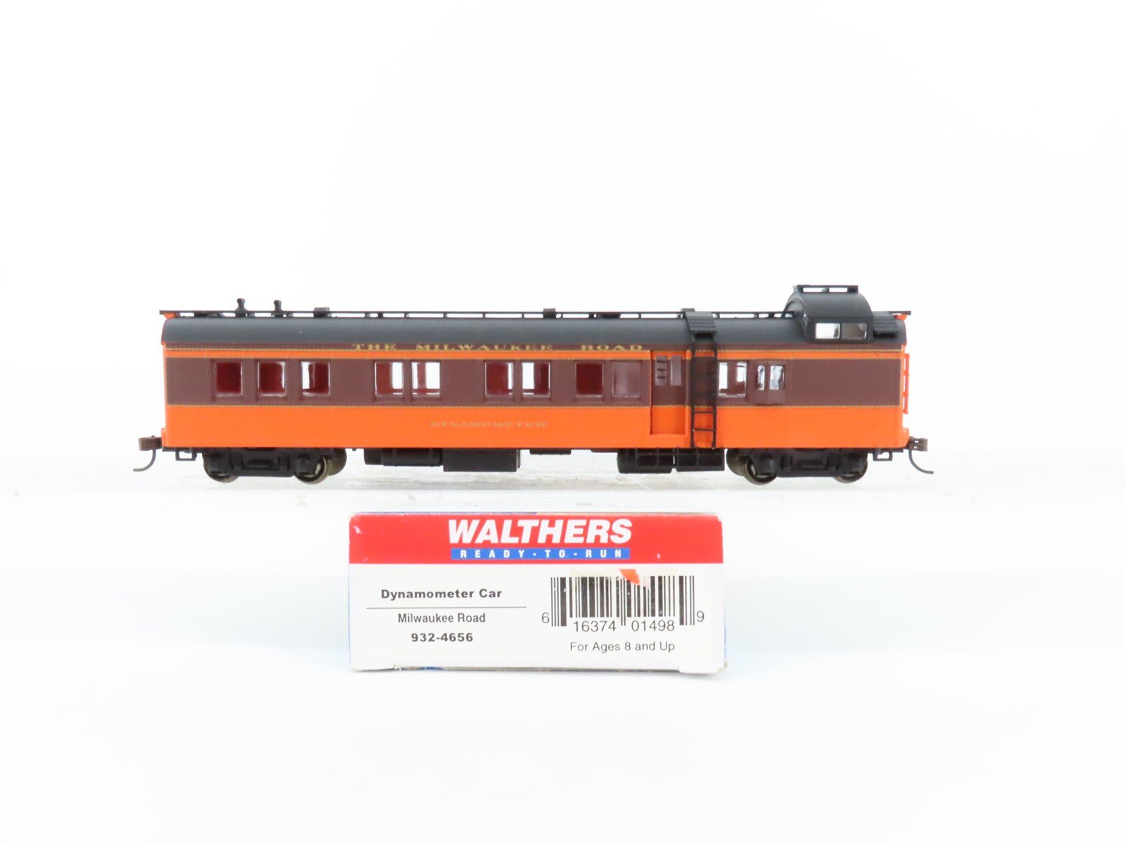 HO Scale Walthers 932-4656 MILW Milwaukee Road Dynamometer Car