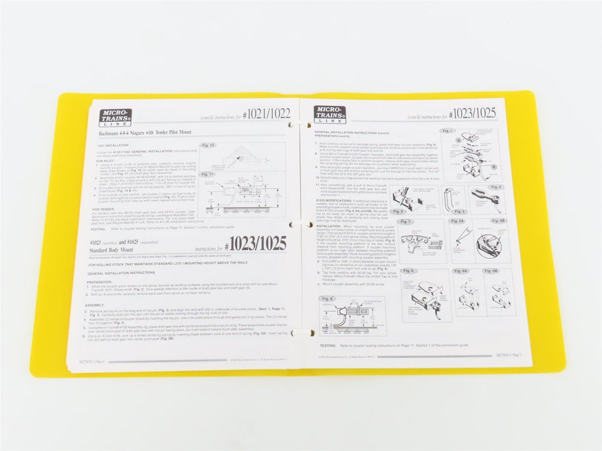 N-Scale Coupler Conversion Guide Rev 4 by Micro-Trains ©1995