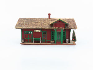 HO 1/87 Hallmark Sarah Plain And Tall Collection The Hays Train Station