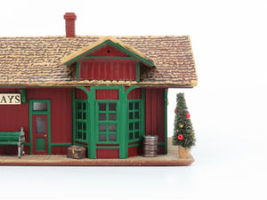 HO 1/87 Hallmark Sarah Plain And Tall Collection The Hays Train Station