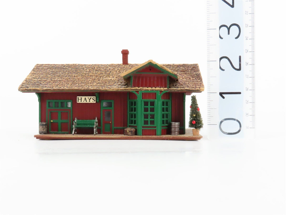 HO 1/87 Hallmark Sarah Plain And Tall Collection The Hays Train Station