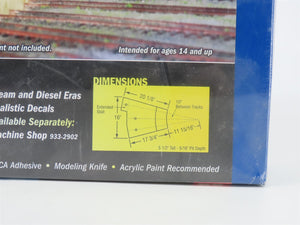HO Scale Walthers 933-2901 3 Stall Roundhouse Addition Building Kit SEALED
