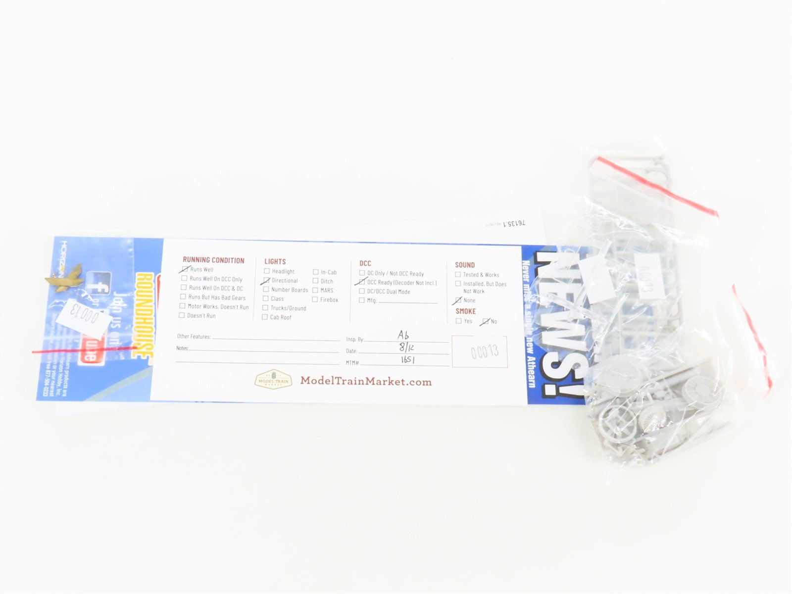 HO Scale Athearn RTR 91700 Undecorated GP35 Diesel Locomotive - DCC Ready