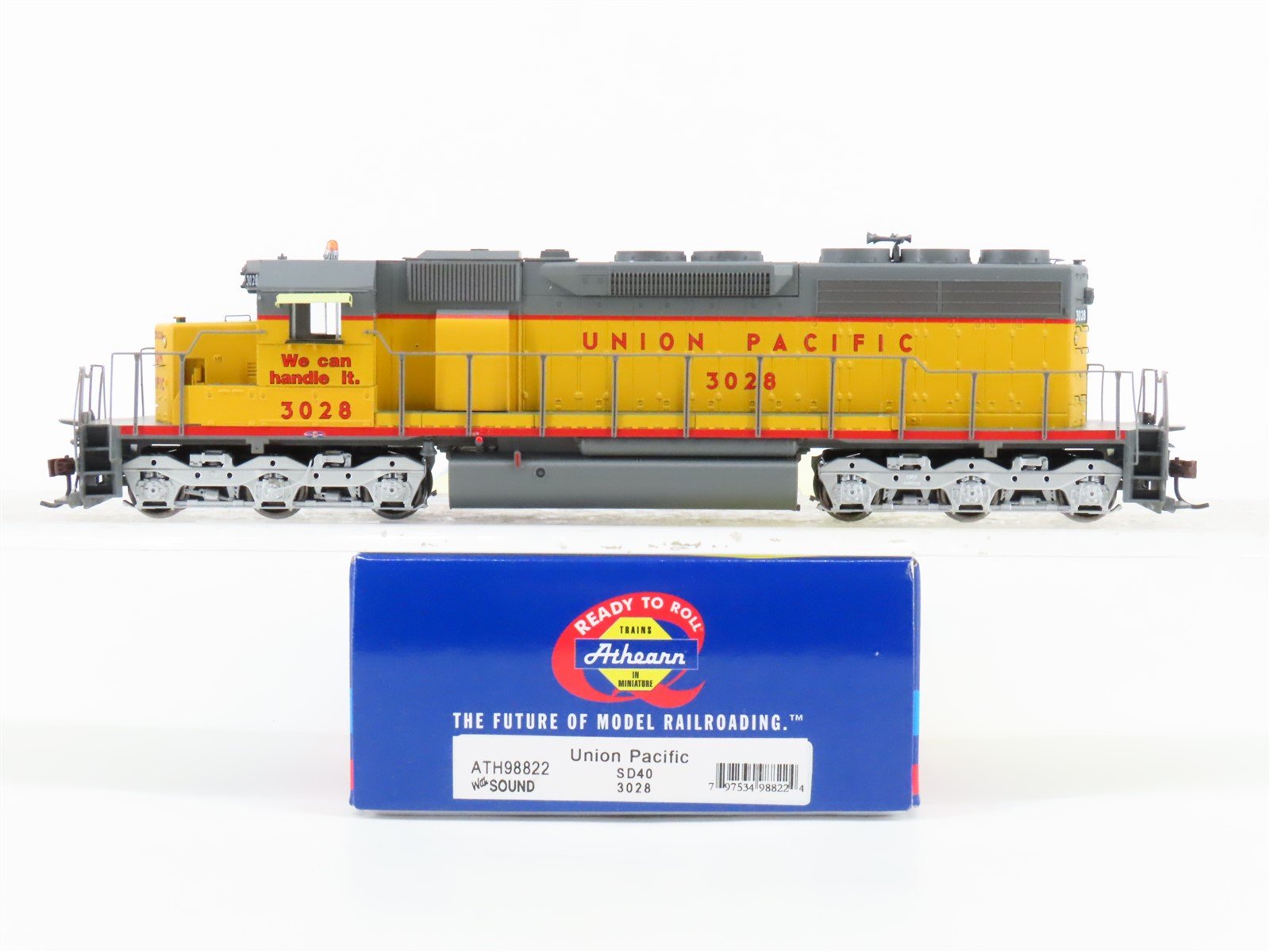 HO Scale Athearn RTR ATH98822 UP Union Pacific SD40 Diesel Loco #3028 w/ DCC